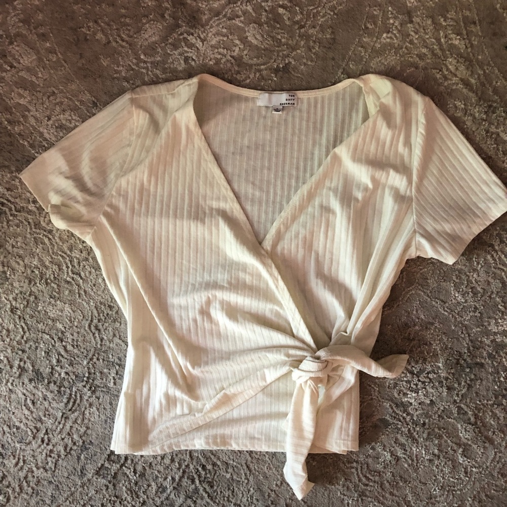 Ten Sixty Sherman Front Tie Top - Size L